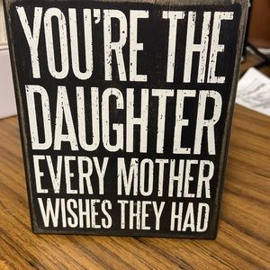 Wall Box- Your the best Daughter